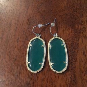 Kendra Scott Elle Green- Emeralds Cats Eye